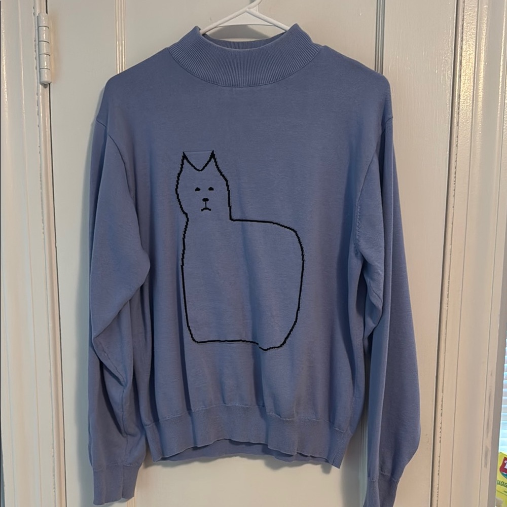 Blue Cat Sweater